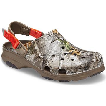 Zuecos Crocs Classic All-Terrain Realtree Edge® Mujer Taupe | Mexico 0104MQZA